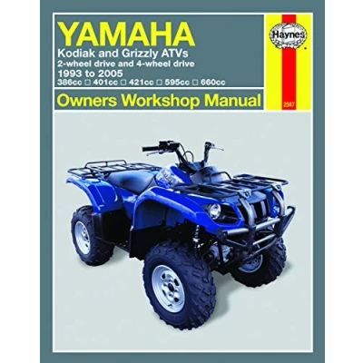 Afbeelding van Yamaha Kodiak &amp; Grizzly Atvs 1993 to 2005