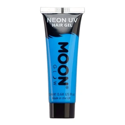 Afbeelding van Moon Creations Glow Intense Neon UV Haargel Blauw