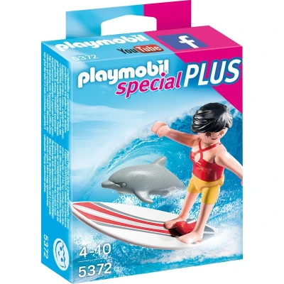 Afbeelding van Playmobil Surfer met dolfijn 5372