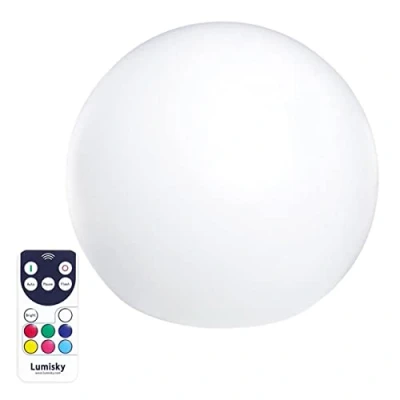 Afbeelding van Lumisky Bobby C40 Oplaadbare Multicolor Led Bolverlichting Ø 40 cm