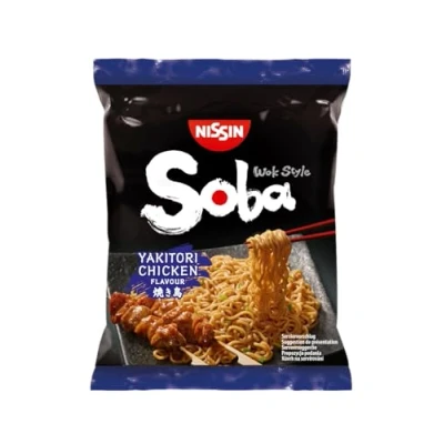 Afbeelding van Nissin Soba Bag Yakitori Chicken Voordeelverpakking 9 Stuks