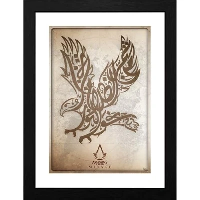 Afbeelding van Art Print Assassins Creed Eagle Mirage 30x40 cm (inclusief kader)