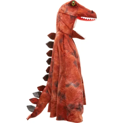 Afbeelding van Great Pretenders Cape Grandasaurus T Rex met klauwen Rood Zwart