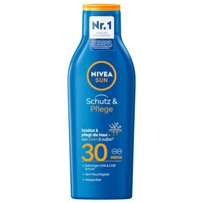 Afbeelding van 6x NIVEA SUN Protect &amp; Hydrate 250 ml Zonnemelk SPF 30