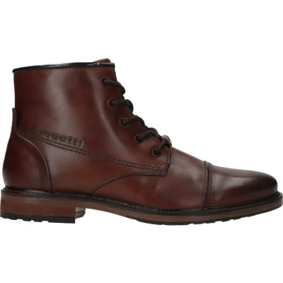 Afbeelding van bugatti Marcello Veterboots, Heren, Maat: 48, Braun Schoenen