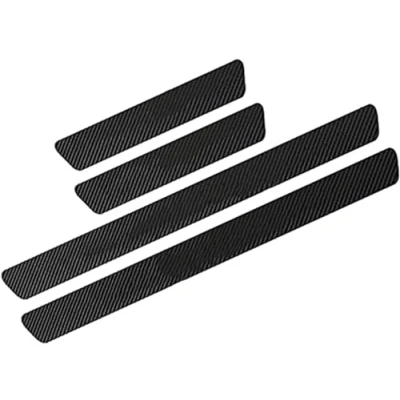 Afbeelding van Set van 4 koolstofvezel autodeurdorpels voor Dacia Duster III 2024