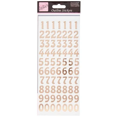 Afbeelding van Anita&#039;s Contoursticker roségoud 29,22 x 10,55 0,0700000000000000000000000000000007 cm