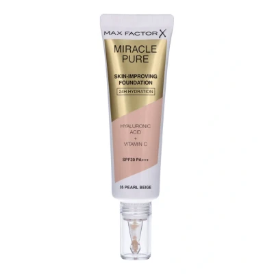 Afbeelding van 1+1 gratis: Max Factor Miracle Pure Foundation 035 Pearl Beige 30 ml