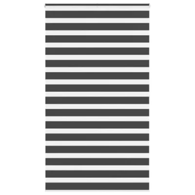 Afbeelding van vidaXL Zebra rolgordijn 120x200 cm stofbreedte 115,9 zwart