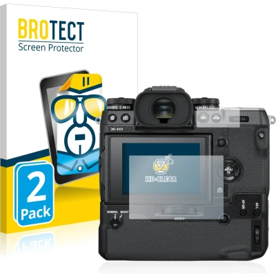 Afbeelding van BROTECT Screenprotector voor Fujifilm X H1 Folie Beschermfolie transparant (2 Stuks)