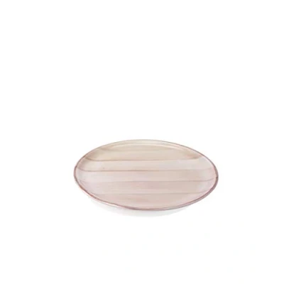 Afbeelding van Zafferano Serie Strich, platte borden van porselein, Ø 270 mm, kleur beige, vaatwasmachinebestendig, max. 60 C