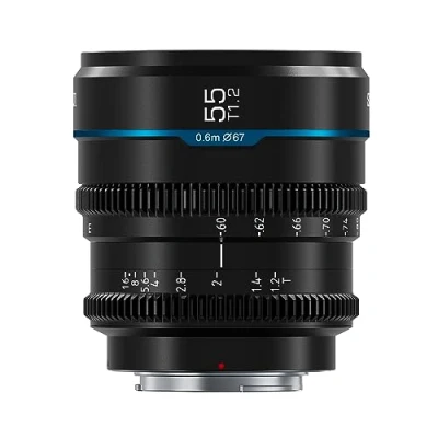 Afbeelding van Sirui Nightwalker Series 55mm T1.2 S35 Manual Focus Cine Lens RF Mount, zwart