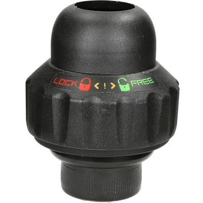Afbeelding van balhoofdstel met geïntegreerd stuurslot 1 1/8 inch zwart
