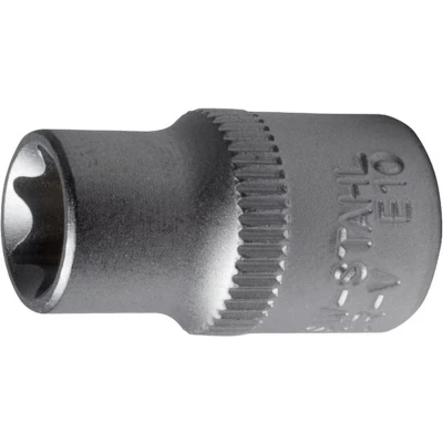 Afbeelding van SW Stahl 05466L Steeksleutelelement 1/4 E profiel E10 Chroom vanadium staal Buiten Torx