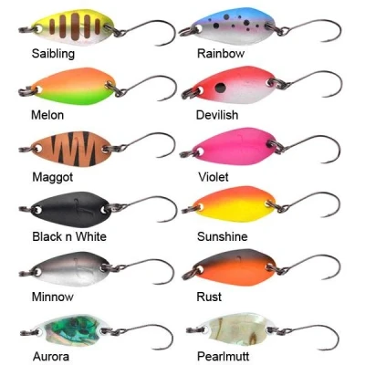 Image de Trout Master Incy Spoon 2.5g Couleur : Sunshine UV