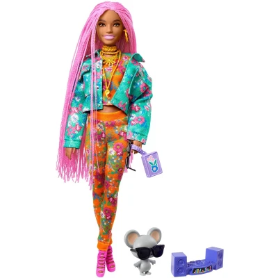 Afbeelding van Barbie Extra Doll Roze Modepop