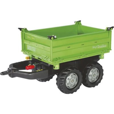 Afbeelding van Rolly Toys 121502 Rollymega Trailer Deutz Groen