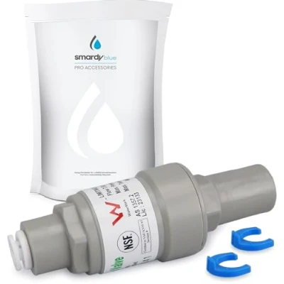 Afbeelding van smardy Drukregelaar 2,75 BAR (40 psi) voor side by koelkast, waterfilter, osmose systeem, 6,35mm (1/4&quot;) waterslang