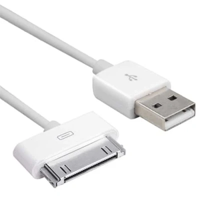Afbeelding van TRIXES 2 m witte synchronisatiekabel / USB oplader voor iPad 1 en