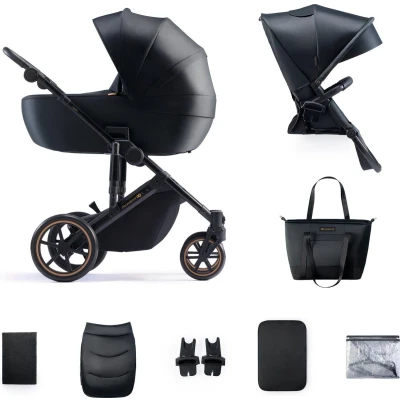 Afbeelding van Kinderkraft Kinderwagen Prime2 Venezian Black Incl. Accessoires