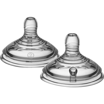 Afbeelding van 2x Tommee Tippee Closer to Nature Flesspeen 3+ mnd 2 stuks