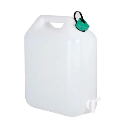 Afbeelding van EDA Jerrycan Met Aftapkraan 15 Liter Wit Jerrycans &amp; Gieters