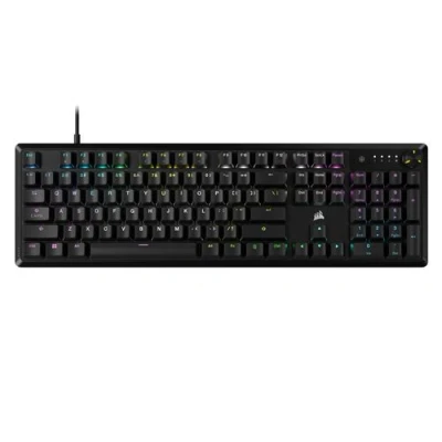 Afbeelding van Corsair K70 CORE, Bedraad, USB, Mechanische keyswitch, AZERTY, RGB LED, Zwart