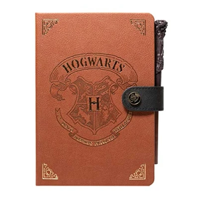 Image de Carnet A5 avec un stylo baguette Harry Potter