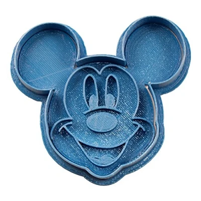 Afbeelding van Cuticuter Mickey Mouse koekjessnijder, PLA, blauw