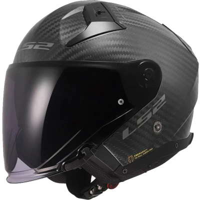 Afbeelding van LS2, Motorhelm Jet INFINITY II CARBON Matt Carbon, M