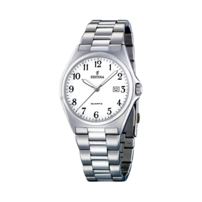 Afbeelding van Festina F16374/1 Klassiek Horloge Staal Zilverkleurig 40 mm
