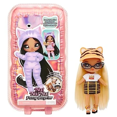Afbeelding van Na! Fuzzy Surprise Tiger Girl Minipop