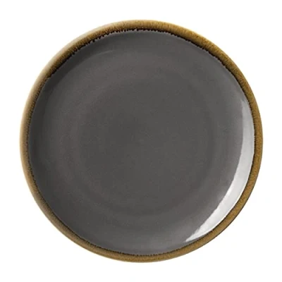 Afbeelding van Olympia Kiln ronde coupeborden grijs 28cm (4 stuks)