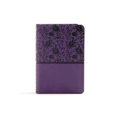 Afbeelding van KJV Large Print Compact Reference Bible, Purple LeatherTouch