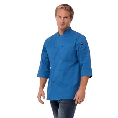 Afbeelding van Chef Works unisex koksbuis blauw XL