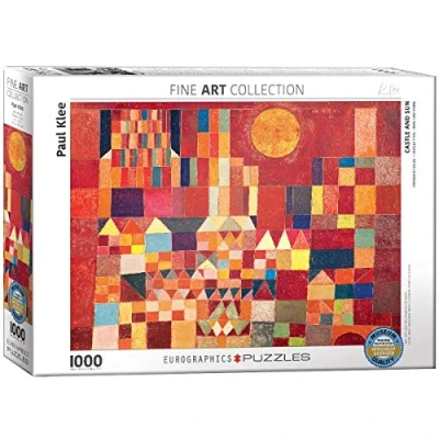 Image de Puzzle Eurographics Paul Klee : Château et Soleil, 1000 pièces