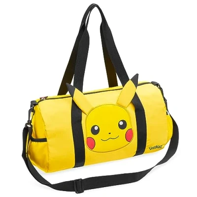 Afbeelding van Pokemon Sporttas voor kinderen, gymtas, zwembadtas, voetbaltas jongens, meisjes, sporttassen reistas, cadeau idee fan, officiële accessoires, Geel.,