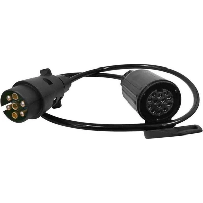 Afbeelding van Pro Plus Verloopkabel 80 cm 7 Polig Stekker naar 13 Contrastekker blister