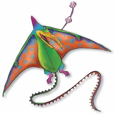 Afbeelding van Vlieger Delta Vliegende Dino 1l 125x70cm