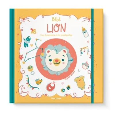 Image de Bébé Lion Livre de naissance et des premières fois