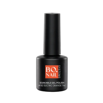 Afbeelding van BO.NAIL SYSTEMS BO Soakable Gel Polish #182 Electric Orange 7ml Oranje