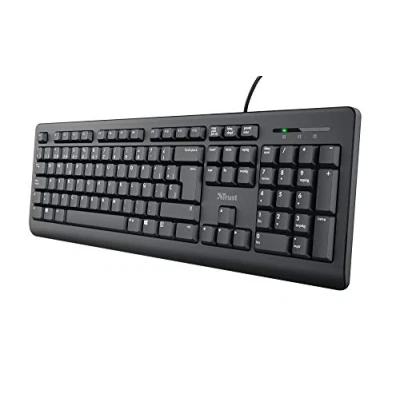 Afbeelding van Toetsenbord Trust Taro Zwart Qwerty Spaans