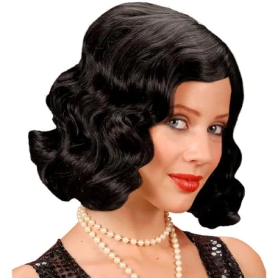 Afbeelding van WIDMANN MILANO PARTY FASHION Goldene Zwanziger Pruik, 20 en 30 jaar, Charleston, Flapper, Carnaval