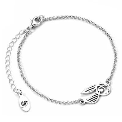 Afbeelding van The Carat Shop Harry Potter Zilveren Golden Snitch Bedelarmband