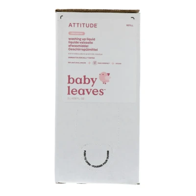 Afbeelding van Attitude Vloeibaar Afwasmiddel Baby Parfumvrij 2 liter