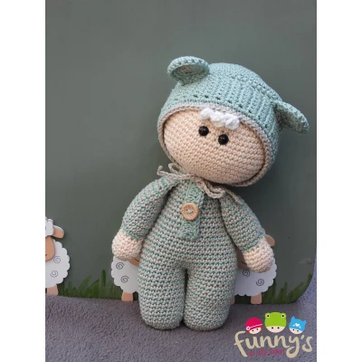 Afbeelding van Haakpakket Funny Baby Trendy Light