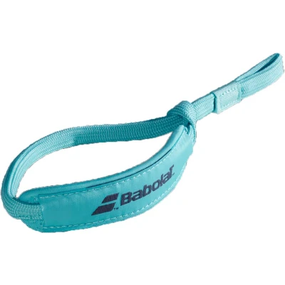 Afbeelding van Babolat Wrist Strap Polsband Turquoise Blauw Padel Accessoires