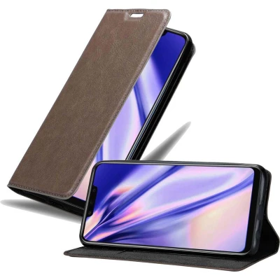 Afbeelding van Cadorabo Hoesje geschikt voor Huawei MATE 20 LITE in KOFFIE BRUIN Beschermhoes met magnetische sluiting, standfunctie en kaartvakje Book Case Cover Etui