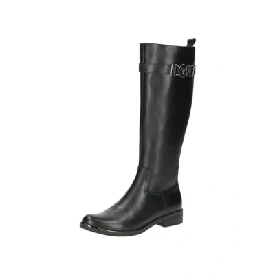 Afbeelding van Caprice Cowboy/Bikerlaarzen, Dames, Maat: 41, Black nappa Leer