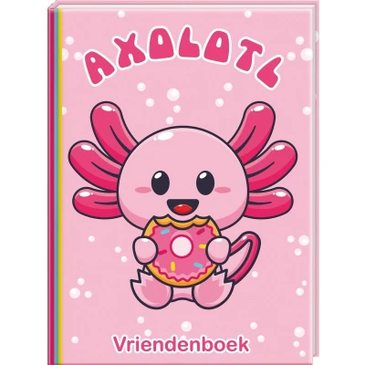 Afbeelding van Vriendenboek Axolotl